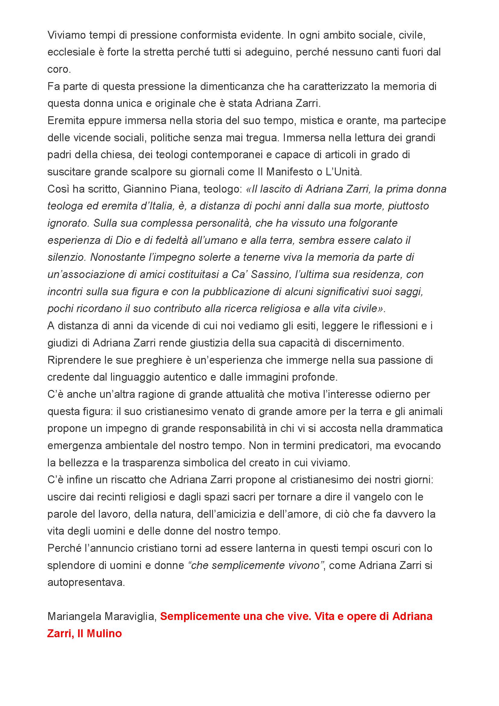 SEMPLICEMENTE UNA CHE VIVE Pagina 2